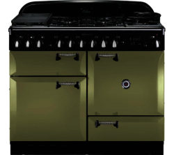 RANGEMASTER  Elan 110 Dual Fuel Range Cooker - Olive Green